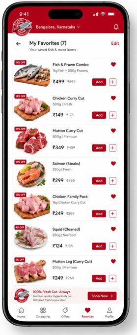 FreshCut app screen 5